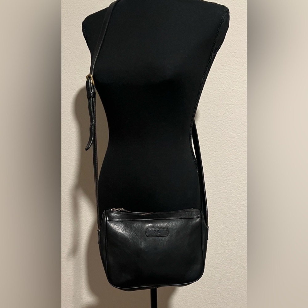 Ralph Lauren R.L. Leather Crossbody  bag